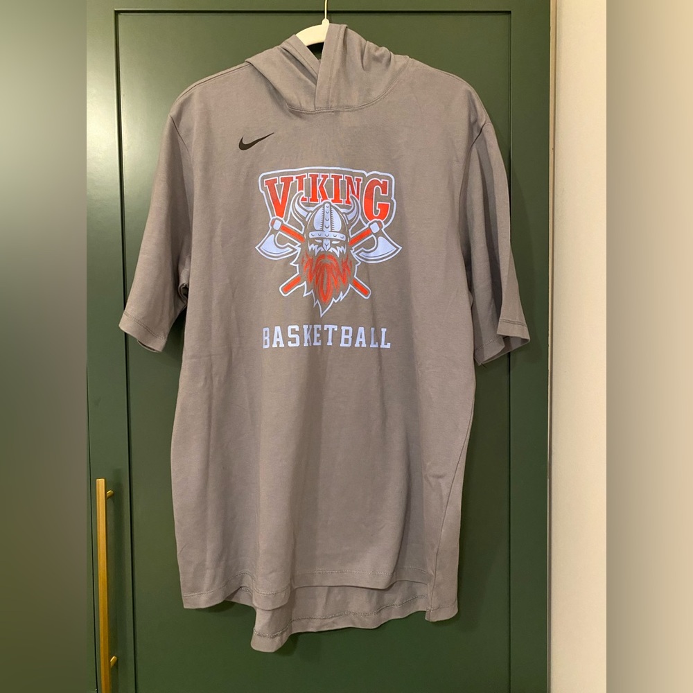 Nike Gray Viking Basketball Hoodie